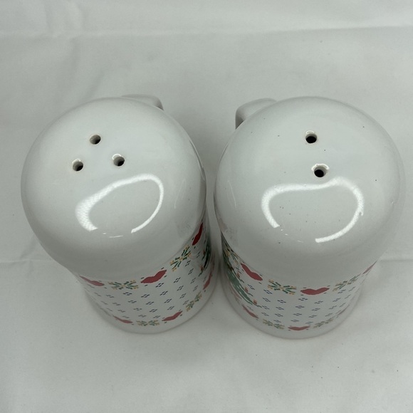 NEW AVENUES HomeSpun Holiday Holiday Tree Salt and Pepper Shakers Vintage 1984 - Picture 3 of 15
